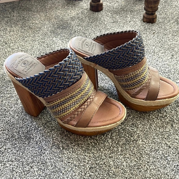 Women’s Lucky Brand boho heels 7 - Picture 1 of 6